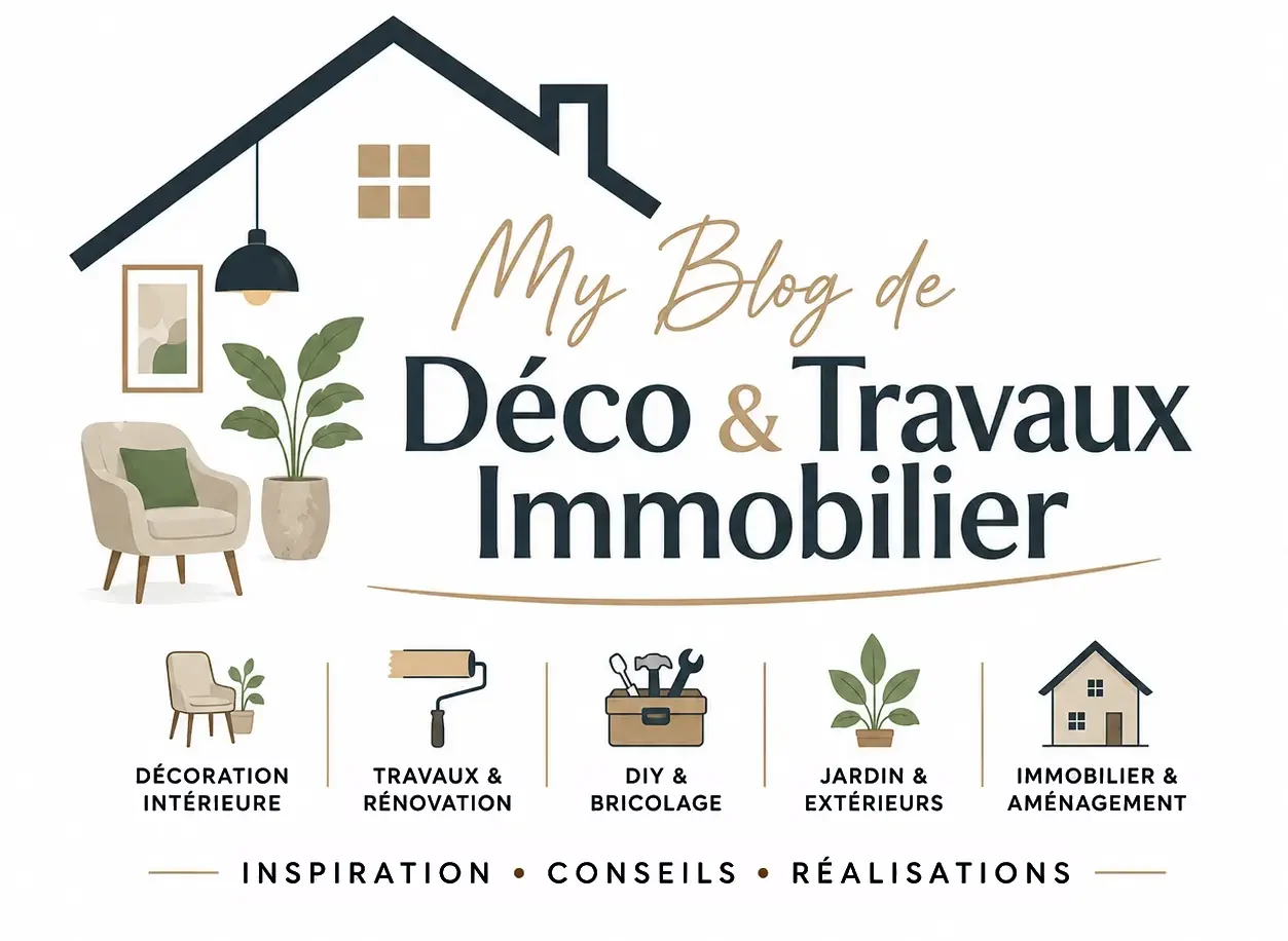 Illustration représentant deux anciens plombiers retraités, amis et passionnés de décoration, de rénovation, de bricolage et d'aménagement de la maison.