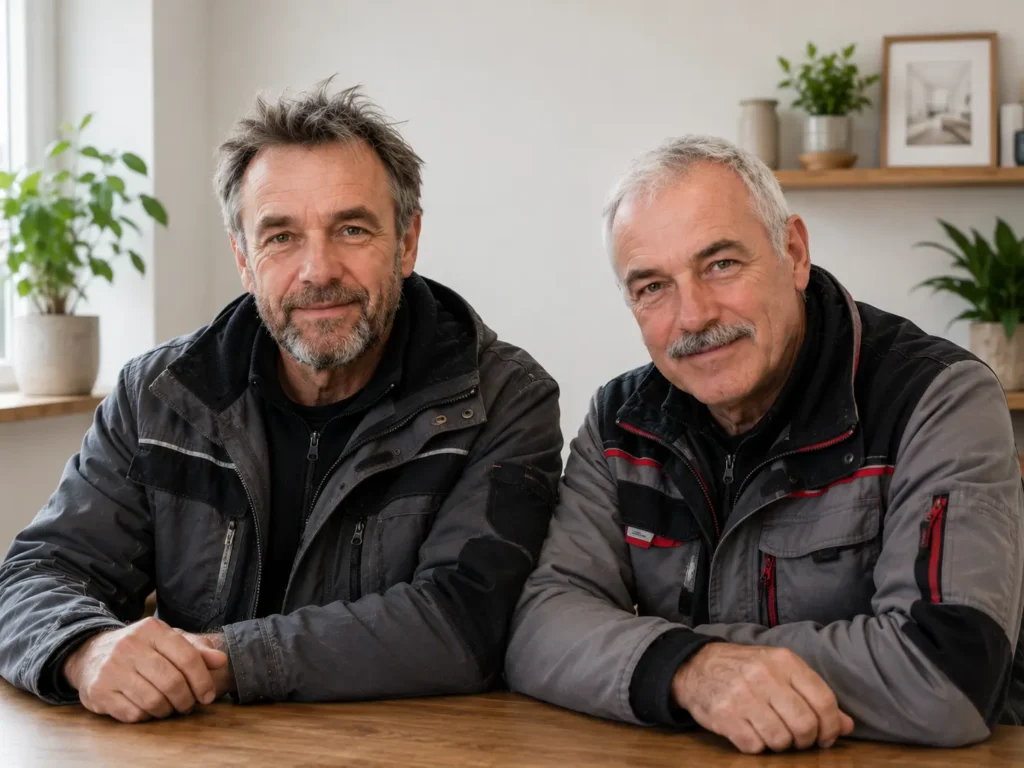 Qui sommes-nous ? 1 Jean et Michel, deux amis anciens plombiers chauffagistes retraités, aujourd'hui rédacteurs d'un blog consacré à la décoration, à la rénovation, au bricolage et à l'habitat.