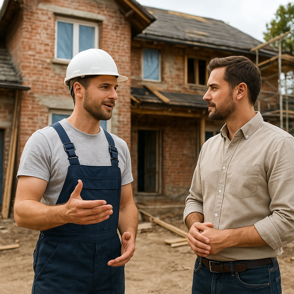 Comment choisir un artisan fiable pour ses travaux ? 3 Échange entre un artisan et un client avant travaux