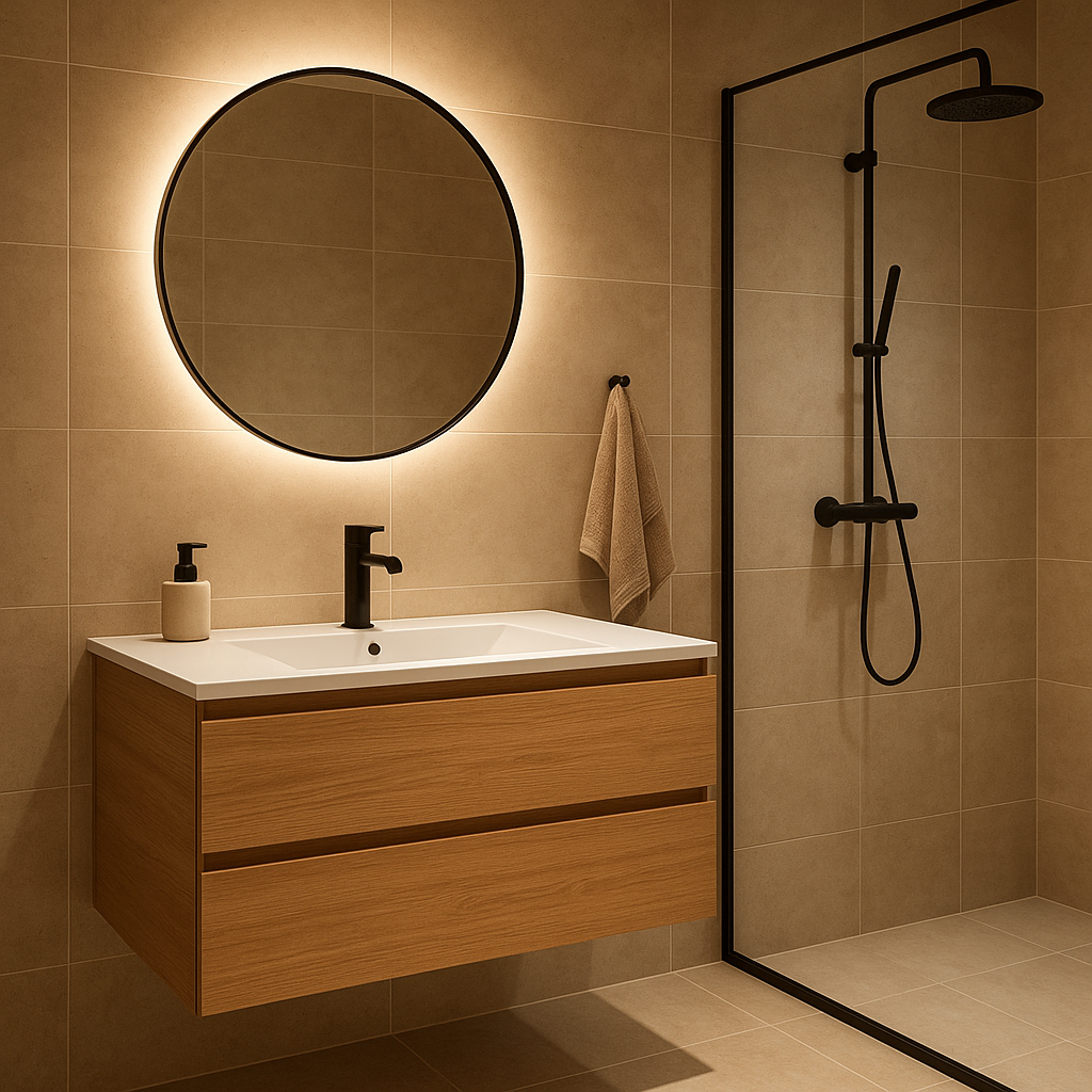 Salle de bain : les tendances qui durent vraiment 6 Salle de bain avec matériaux durables et couleurs intemporelles