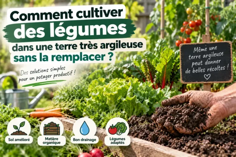 Comment cultiver des légumes dans une terre très argileuse sans la remplacer ?